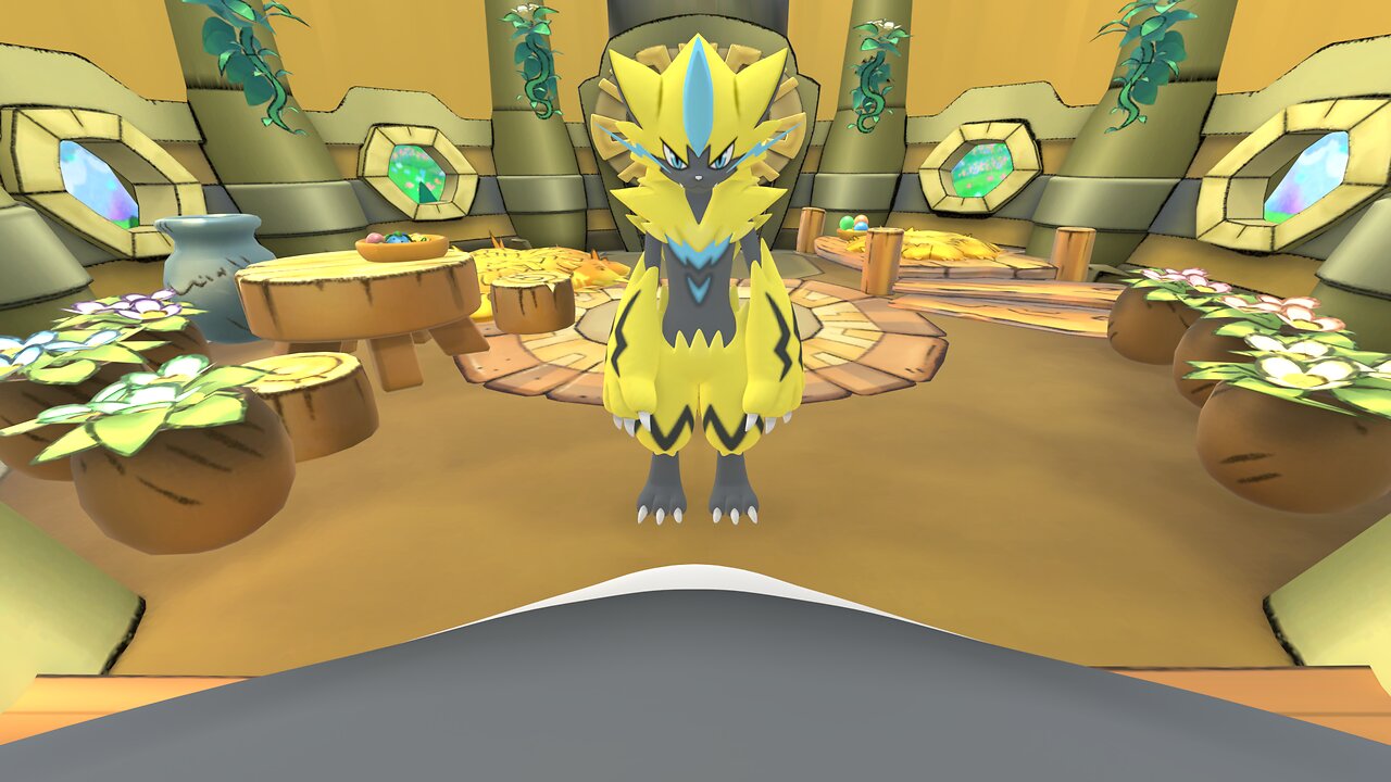 Zeraora First Person Mirror POV Post Transformation Pokemon Mystery Dungeon Animation