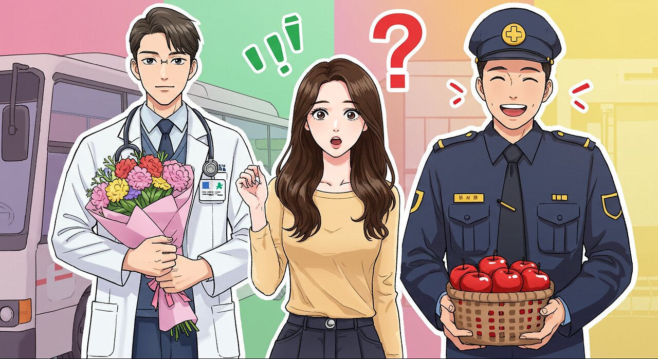 A doctor and a bus driver are both madly in love with the same woman