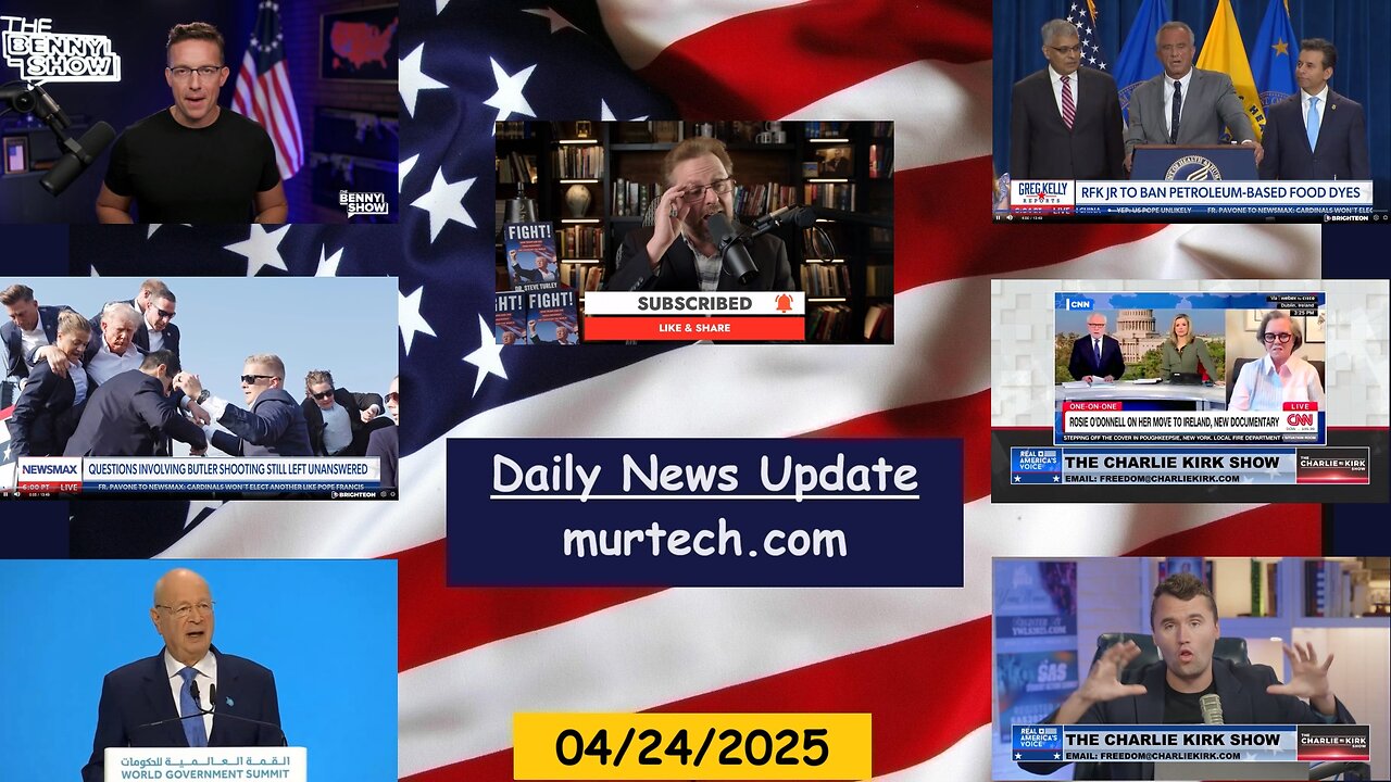 Benny Johnson: Klaus Schwab, Dr Steve Turley: END WEF, Newsmax: RFK Jr, Charlie Kirk: O'Donnell | EP1542