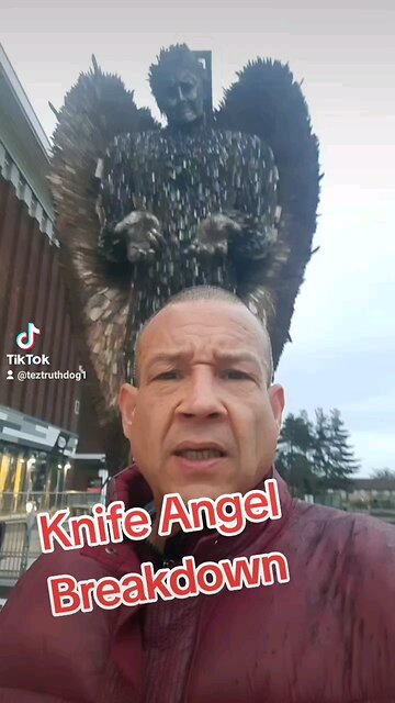knife angel Denon 😇 complete mockery
