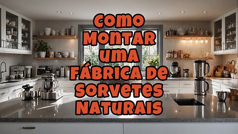 Como Montar uma Fábrica de Sorvetes Naturais.