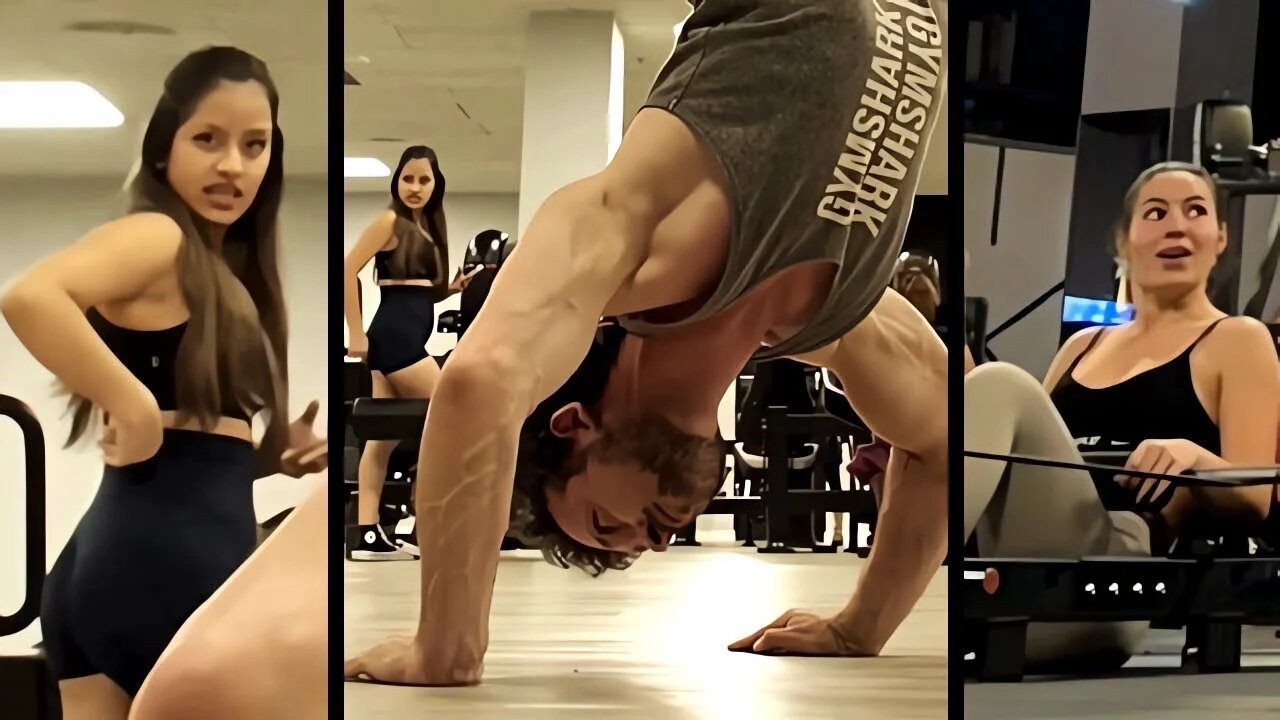đŸ”¥Scaring People in The Gym With Calisthenics #111