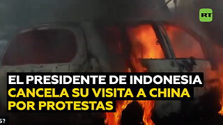 El presidente de Indonesia cancela su visita a China