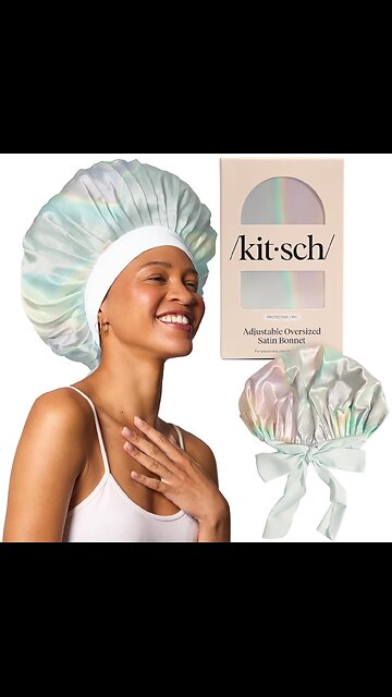 Kitsch XL Satin Bonnet for Sleeping