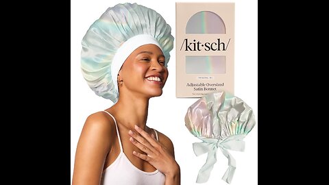 Kitsch XL Satin Bonnet for Sleeping