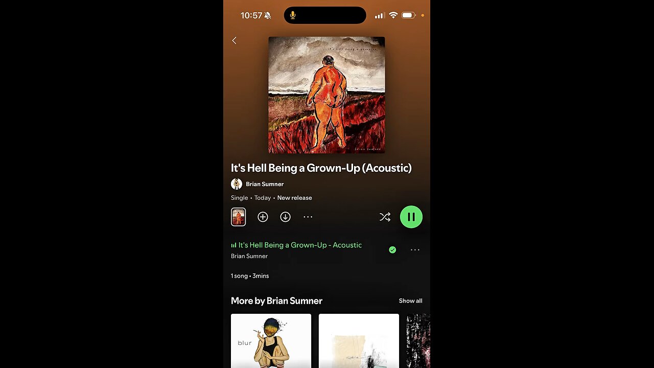 IT’S HELL BEING A GROWN-UP (Acoustic)