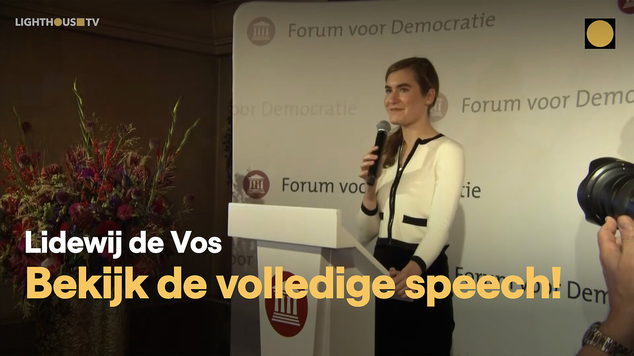 Lidewij de Vos (FVD) viert overwinning: volledige speech na behalen van 7 zetels!