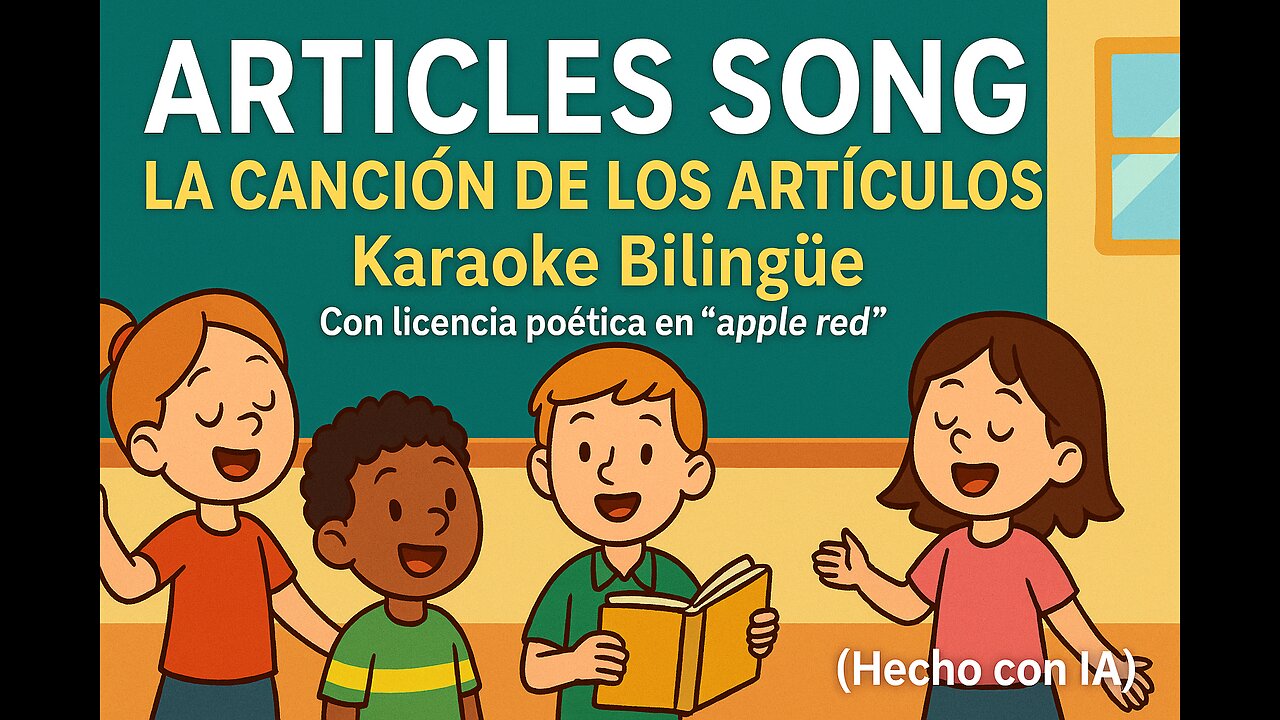 Karaoke Bilingüe: Articles Song / La Canción de los Artículos (Hecho con IA)