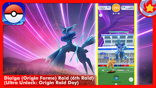 Dialga (Origin Forme) Raid (6th Raid) (Ultra Unlock: Origin Raid Day) | Pokemon GO