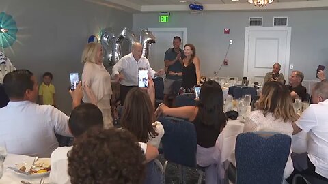 American World War II veterans celebrates 102nd birthday in Florida