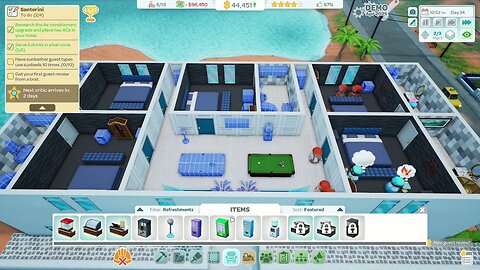 Hotel Architect - Ep. 12 - DEMO - Santorini - No Commentary
