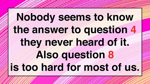 Impossible Mixed Questions