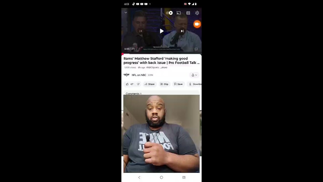 Matthew Stafford visited back specialist for second time