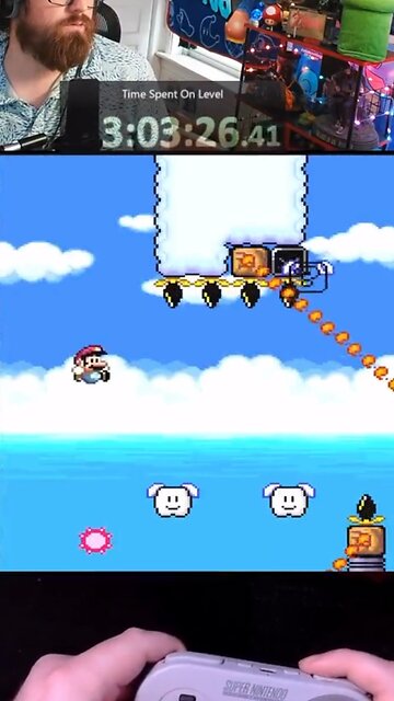Mario’s ride in the sky