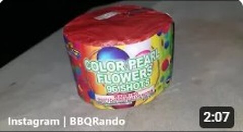 Color Pearl Flowers 96 Shots - TOPGUN Fireworks