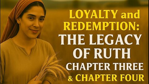 Loyalty and Redemption: The Legacy of Ruth-Chapters Three and Four