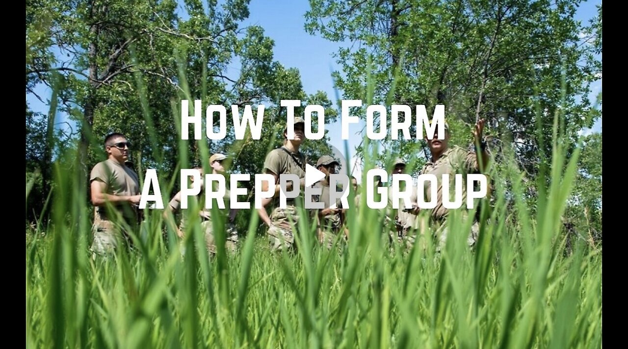 How To Form A Prepper Group