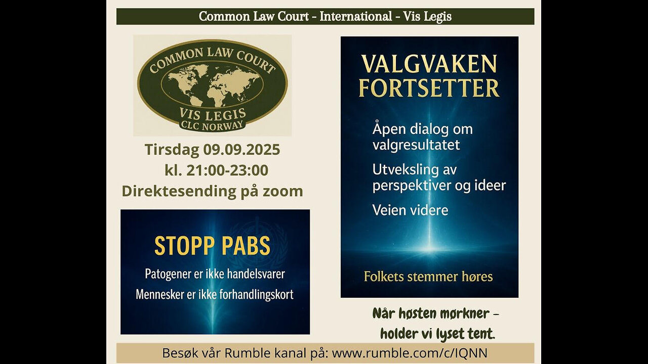 9.9.25: VALGVAKEN FORTSETTER - Del 1 av 2