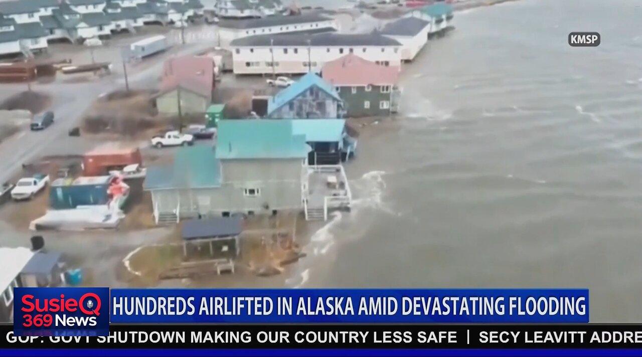 HUNDREDS AIRLIFTED IN ALASKA AMID DEVASTATING FLOODING