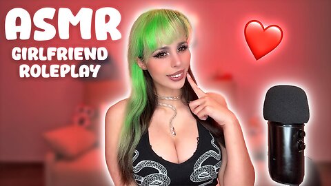 HOT GIRL ASMR Girlfriend Roleplay ❤️ Soft & Gentle Whispering to Help You Sleep