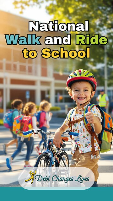 𝗪𝗵𝘆 𝗶𝘀 𝗡𝗮𝘁𝗶𝗼𝗻𝗮𝗹 𝗪𝗮𝗹𝗸 𝗼𝗿 𝗥𝗶𝗱𝗲 𝘁𝗼 𝗦𝗼 𝗦𝗰𝗵𝗼𝗼𝗹 𝗜𝗺𝗽𝗼𝗿𝘁𝗮𝗻𝘁? 🎒 𝙠𝙚𝙚𝙥𝙨 𝙮𝙤𝙪 𝙖𝙘𝙩𝙞𝙫𝙚....