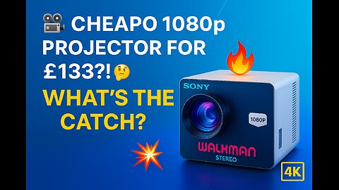 📽️ Cheapo 1080p Projector for £133?! 🤔 What’s the Catch? 💥