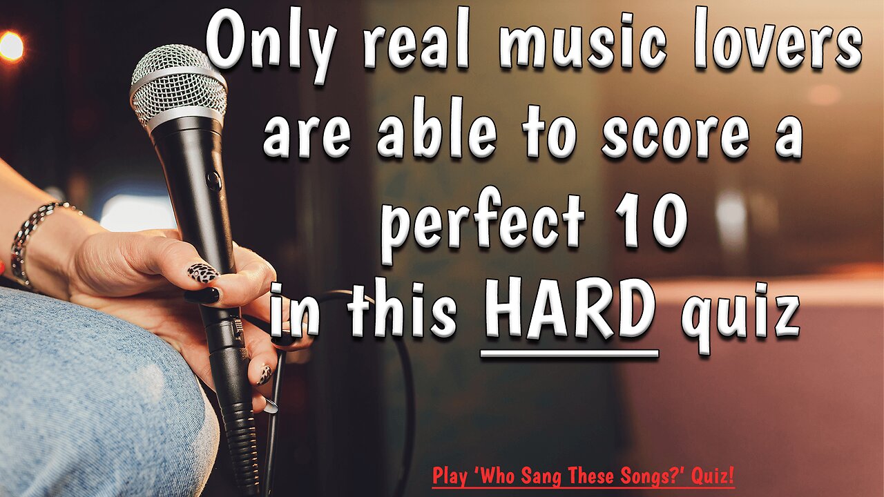 HARD Who Sang These Songs?