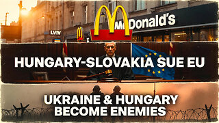 New Mcdonalds in Lviv!!! Hungary-Slovakia sues EU! Hungary & Ukraine are now enemies!