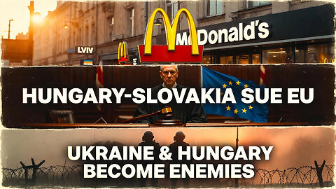 New Mcdonalds in Lviv!!! Hungary-Slovakia sues EU! Hungary & Ukraine are now enemies!
