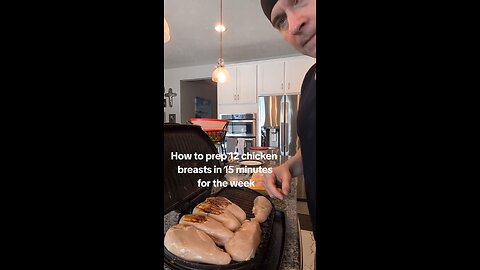 How to prep 12 chicken breast in 15 minutes