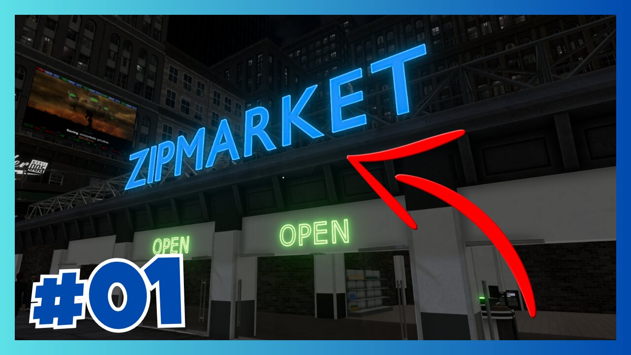 Supermarketul nostru e gata! | ZipMarket #01