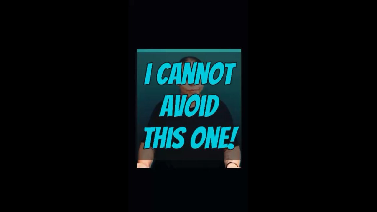 I Cannot Avoid This One 🤓