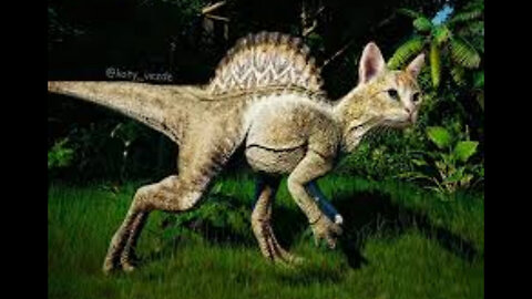 Catusurux C-REX😂 Jurassic Park but with a Cat