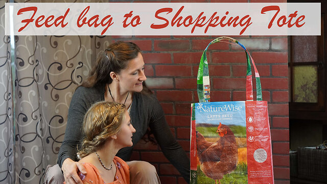 Recycle Animal Feed Bags into Shopping Totes