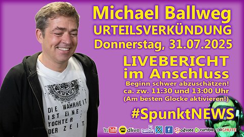 Michael Ballweg | URTEILSVERKÜNDUNG LIVE-Bericht aus STUTTGART