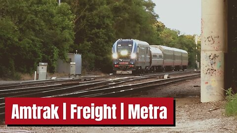Sunday Railfanning on the BNSF Racetrack! Amtrak Zephyr, BNSF Freight & Metra Trains