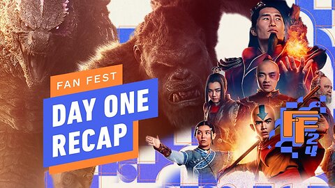 Avatar - The Last Airbender, Godzilla x Kong - The New Empire, & More - Fan Fest Day 1 Recap