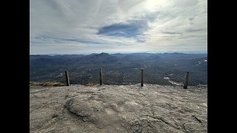Hiking Whiteside Mountain in NC