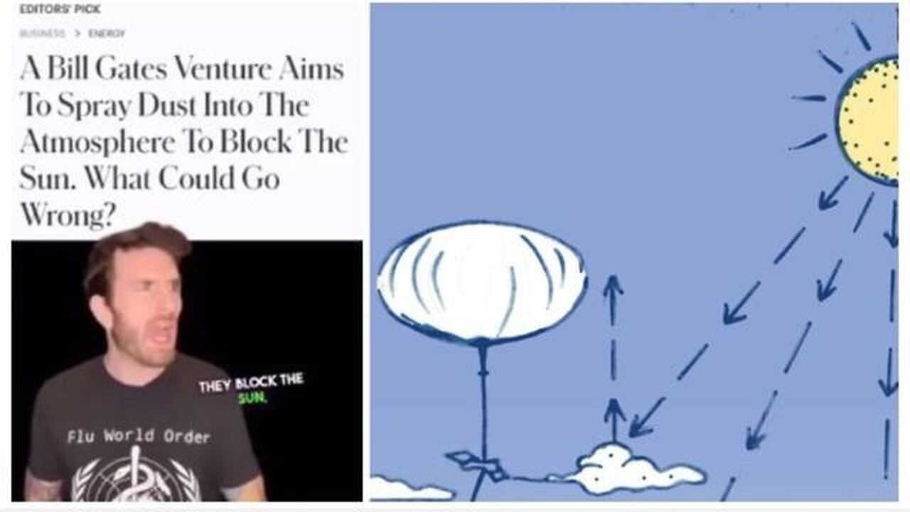 Bill Gates: New Geoengineering Technology: Stratospheric Aerosol Transport and Nucleation (SATAN)