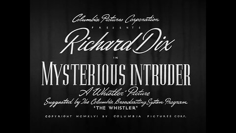 Mysterious Intruder (1946)