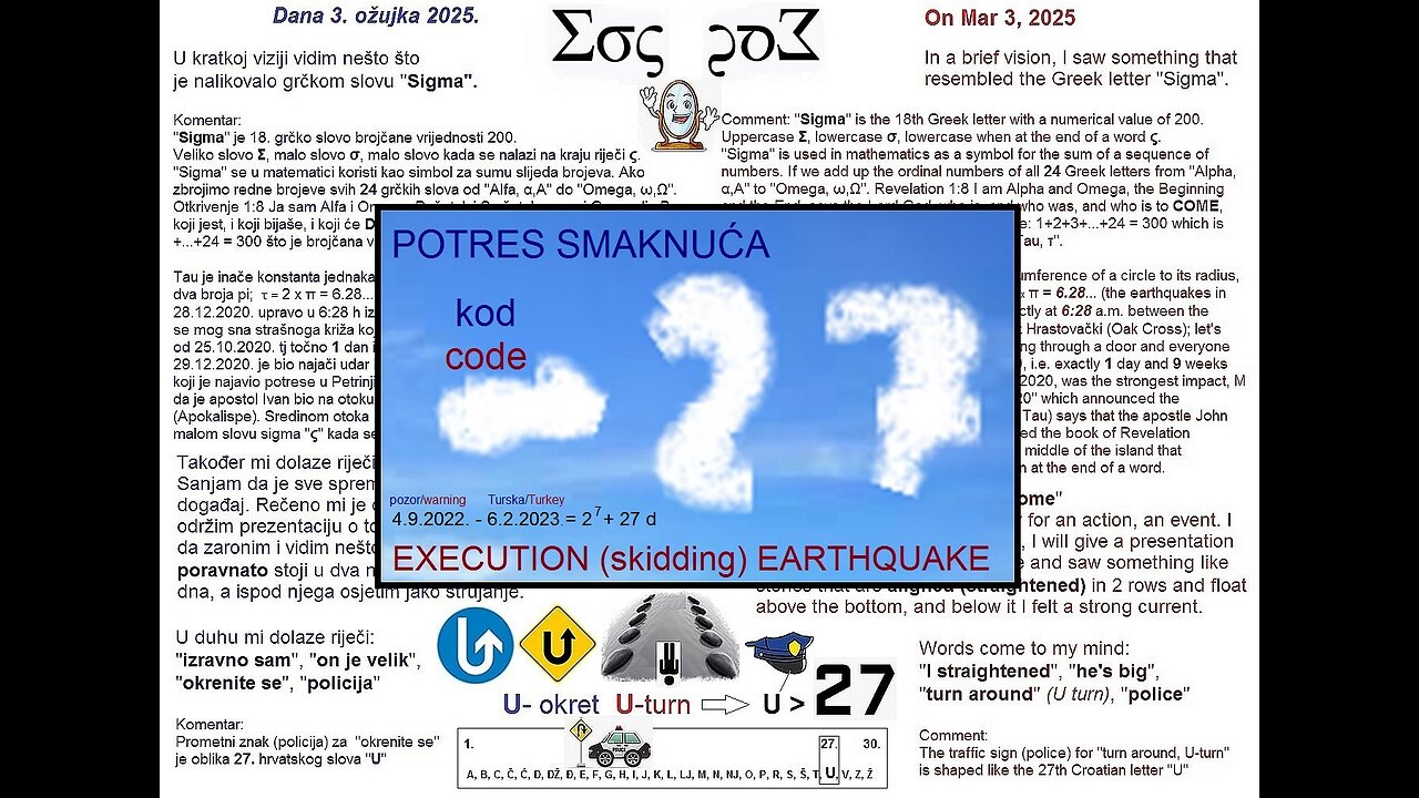 Kod - Code 27 - Potres smaknuća - Skidding Earthquake - execution
