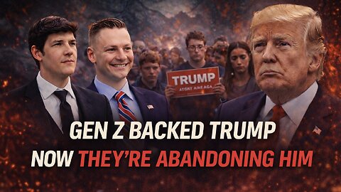 GEN Z TURNED TO TRUMP… AND NOW THEY’RE TURNING ON HIM