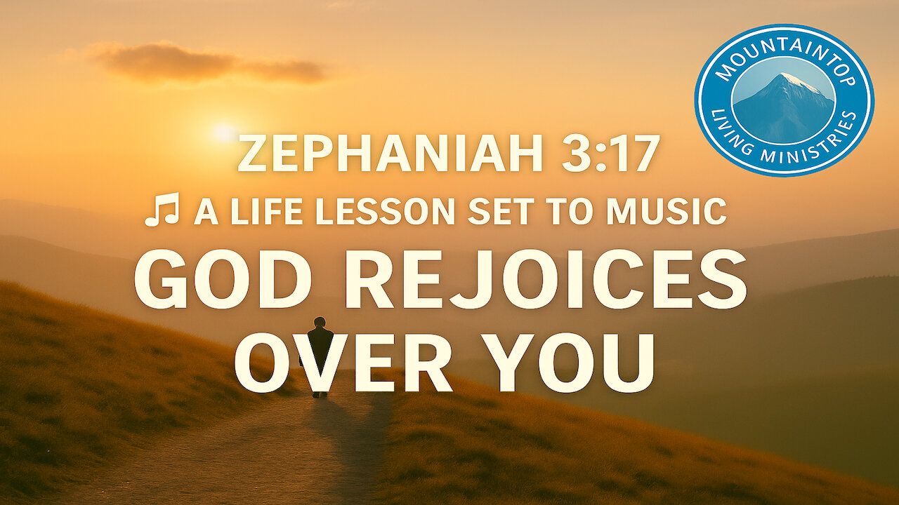 Zephaniah 3:17 🎵 A Life Lesson Set to Music 🎵 God Rejoices Over You with Singing