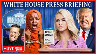 White House Press Briefing LIVE Now with Karoline Leavitt as Ilhan Omar and Somali Fraud EXPOSED