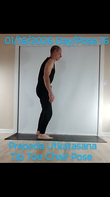 Prapada Utkatasana / Tip Toe Chair Pose