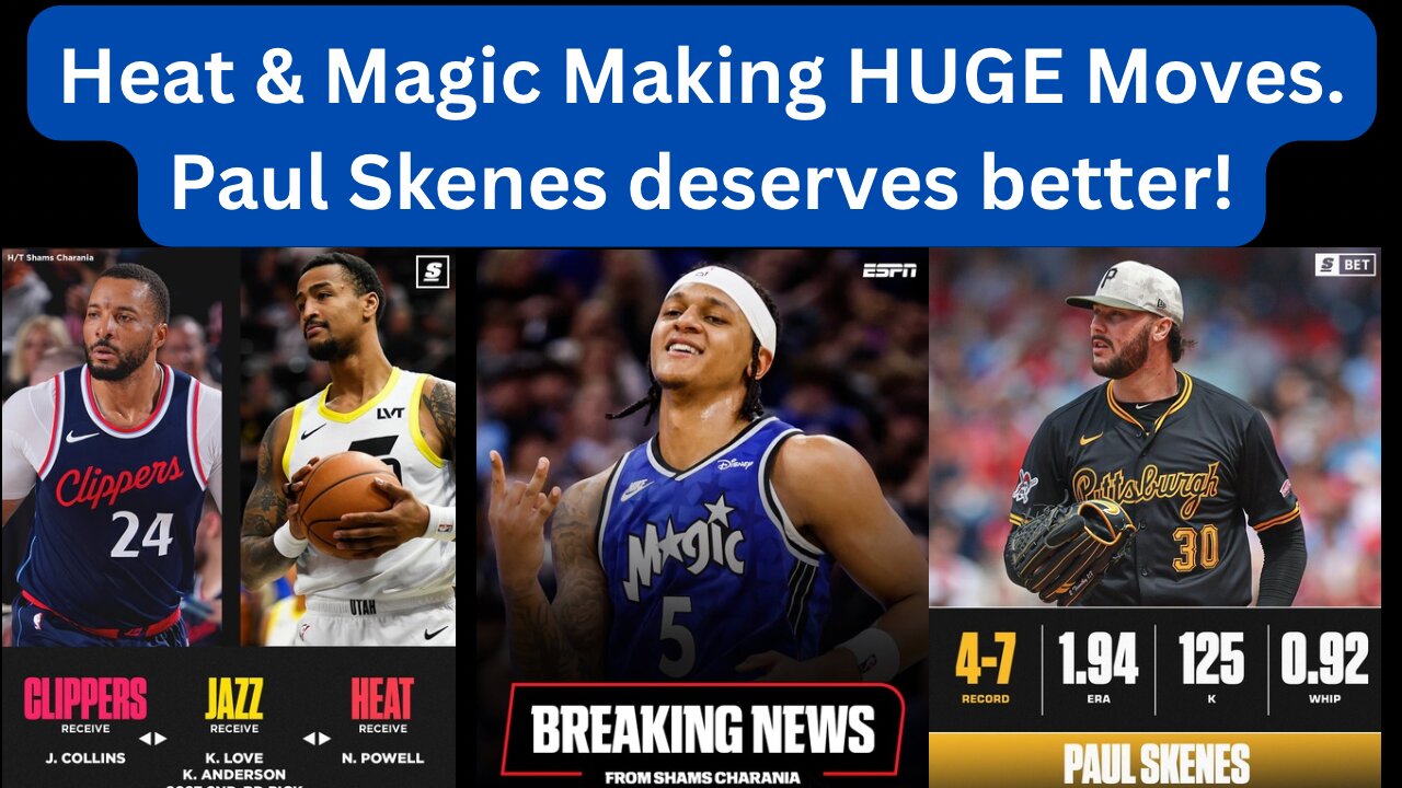 Unscripted Sportscast: Heat & Magic Making HUGE Moves! Can They DOMINATE the East? LIVE Breakdown!