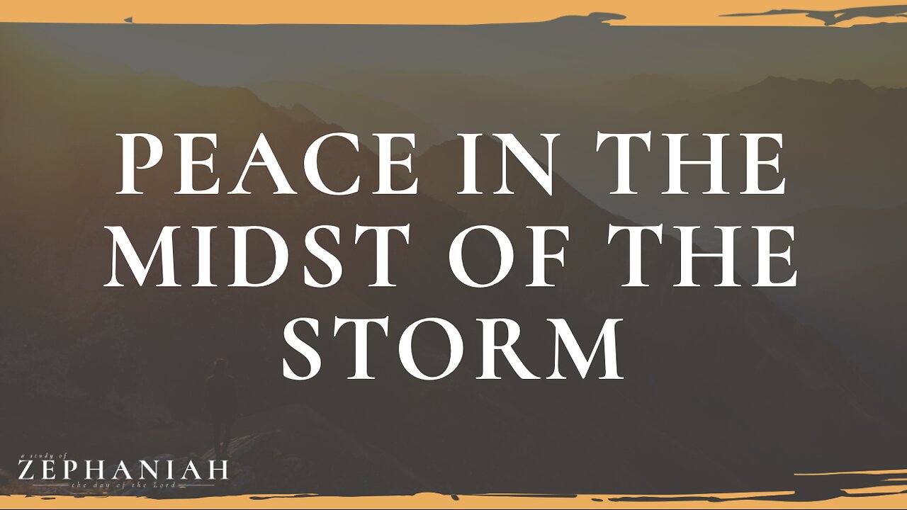 05-14-25 - Peace In The Midst of The Storm - Dr. Bryan Stensaas