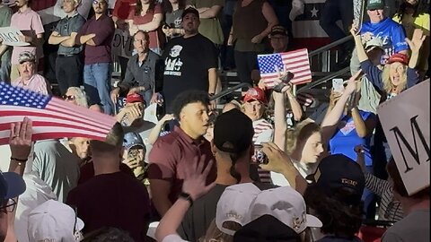 Protester Removed from Trump Rally in Warren, Michigan