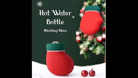 Portable Hot_Cold Water Bottle Microwave Safe, for Warming & Pain Relief, Best Gift for Christmas