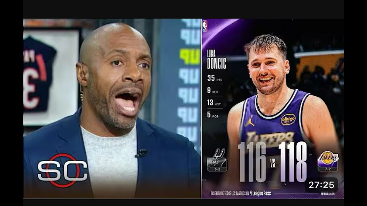 ESPN: Luka dominated Wemby in a close fourth quarter scaffold